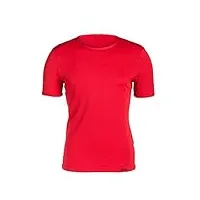 olaf benz red 1201 lot de 3 t-shirts, rouge, s