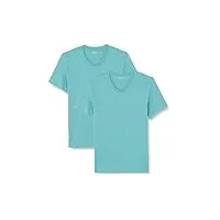 mustang lot de 2 col en v t-shirt, bleu minéral 6236, xxxl homme