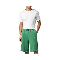 champion legacy old school long bermuda shorts, vert foncé tie&dye, m homme
