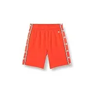 champion legacy american tape heavy powerblend terry bermuda shorts, orange corail, xl homme
