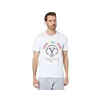 true religion nice day bouddha t-shirt à manches courtes, blanc (optic white), taille s