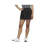 adidas golf ultimate365 tour jupe-short plissée pour femme 38,1 cm, noir, taille l