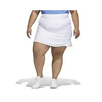 adidas jupe-short volants pour femme (grande taille), blanc, 3x