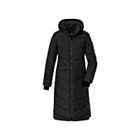 killtec femme kow 62 wmn qltd ct manteau manteau d hiver en duvet avec capuche, noir, 38 eu