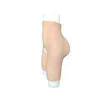 xswl full silicone panty butt hip enhancer artificielle faux sous-vêtements pour crossdresser travesti faux fesses culottes,light beige,m
