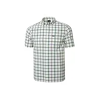 helly-hansen fjord qd ss shirt 2.0 chemise boutonnée, 636 azurite, x-large homme