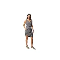 columbia anytime casual iii robe, gris city, m femme