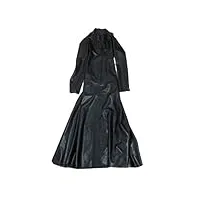 superch manteau en latex naturel manteau long trench femme manteau noir sexy personnalisé