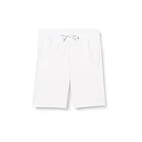 champion rochester 1919 logo bermuda shorts, blanc, s homme