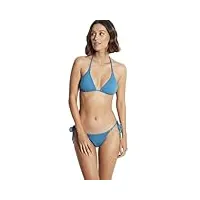 seafolly maillot de bain 2 pièces triangle slide bikini, sea dive aruba blue, 40 femme