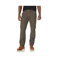 carhartt rugged flex pantalon de travail cargo indéchirable coupe décontractée d'utilité professionnelle, café foncé, 32w / 32l homme