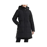 orolay manteau d'hiver Épais pour femme avec capuche noir s