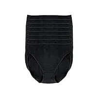 felina lot de 8 culottes à coupe haute en modal de coton - sous-vêtements sexy pour femmes, noir, x-large