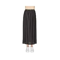 armani exchange collection principale, coupe longue jupe, black, 10 femme