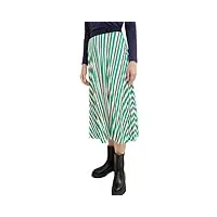 tom tailor 1035238 jupe midi femme ,31120 - multicolor vertical stripe ,44