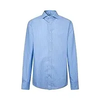 hackett london bold blazer stripe chemise, multi blue, xxl homme