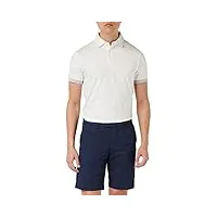 hackett london linen texture shorts, navy blazer, 42w homme
