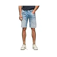 pepe jeans trappe courte short en jean, bleu (denim-mi3), 33w homme