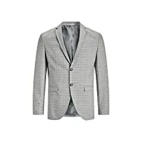 jack & jones jprsolaris blazer sn veste de costume, moonstruck/checks : coupe super slim, 50 homme