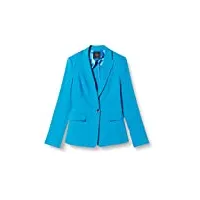 pinko equilibrato giacca lino stretc veste de costume d'affaires, f71_blu direttorio, 44 femme