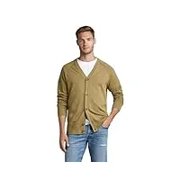 g-star raw essential performance cardigan knit homme ,vert (berge d22802-d327-4244), m