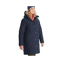 marmot chelsea manteau doudoune légère, manteau d'hiver chaud imperméable, coupe-vent fonctionnel, veste d'extérieur avec capuche (lot de 1), bleu (arctic navy), l