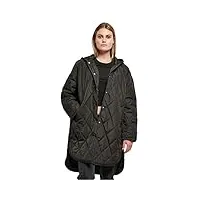 urban classics manteau à capuche pour femme, noir, xxl