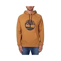 timberland northwood tfo tree logo brushback hoodie wheat boot sweat-shirt À capuche sport, marrón, m homme