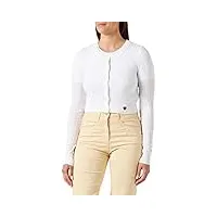 love moschino cardigan cropped veste, blanc optique, 48 femme