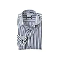 olymp homme chemise business à manches longues level five,body fit,royal kent,marine 18,40