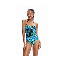 desigual swim_rainforest 5000 ensemble bikini, bleu, xl femme