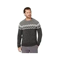 fjallraven 81829-030-020 Övik knit sweater m/Övik knit sweater m sweatshirt homme dark grey-grey taille m