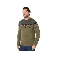 fjallraven 81829-625-662 Övik knit sweater m/Övik knit sweater m sweatshirt homme laurel green-deep forest taille s