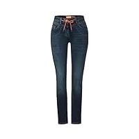 cecil b375770 pantalon de jogging en jean, bleu/noir délavé, 27w x 30l femme