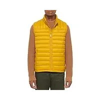 dockers the noah classic ultra loft doudoune pliable manteau alternatif en duvet, gilet jaune, medium homme