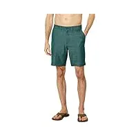 rvca short hybride dos pour homme, vert chasse, 48 fr