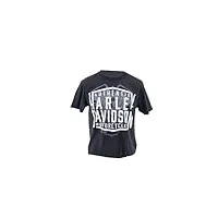 harley-davidson t-shirt pour homme en coton structuré dealer - manches courtes - haut pour homme - col rond - taille xl