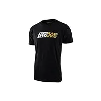 troy lee designs boxed out mens short sleeve t-shirt black lg