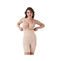 spanx higher power short puissant taille haute femme, soft nude, 1x