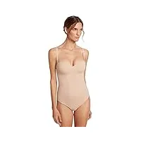 wolford mat de luxe body string forming pour femme body réglable confortable sans couture lingerie élégante, poudre, ma