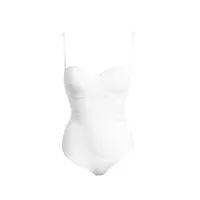 wolford mat de luxe body string forming pour femme body réglable confortable sans couture lingerie élégante, blanc, mc