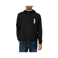 hugo hommes benjoe2341 veste à capuche déperlante avec logo vertical