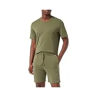 boss identity shorts pantalon de pyjama, open green, l pour des hommes