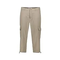 brax style liam cotton gab pantalon bermuda classique aspect cargo sportif shorts, rye, 36w x 34l homme