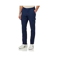 hackett london cargo texstretch pantalons, blue (navy blazer), 38w/30l homme