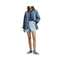 pepe jeans travail court de rachel shorts, bleu (denim), 25w femme