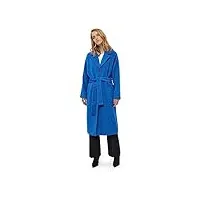 minus gloria manteau avec ceinture en laine, 1518 imperial blue, 42 femme