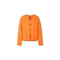 marc cain cardigan, orange transparent, 44