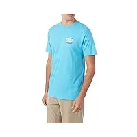 o'neill t-shirt à logo rectangulaire pour homme - t-shirts graphiques confortables pour hommes - t-shirt sérigraphié à manches courtes, verseau | siège social, taille l