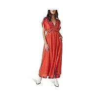 free people robe maisle, combo rouge tigre, taille l